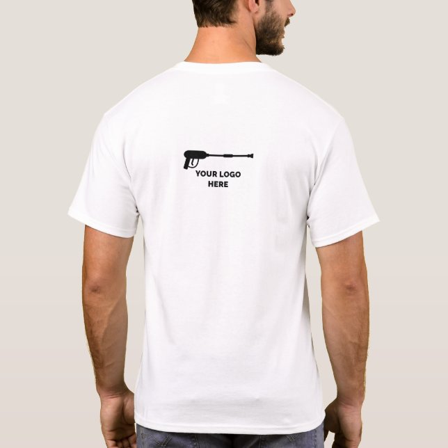 Pressure Washing Add Your Logo T-Shirt (Back)