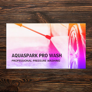 Pressure Washing Business Card