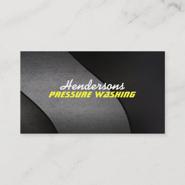 Pressure Washing Business Cards (Front)