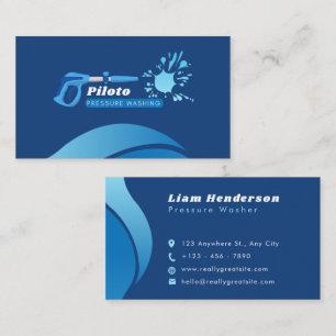 Pressure Washing Business Cards Cleaning Service