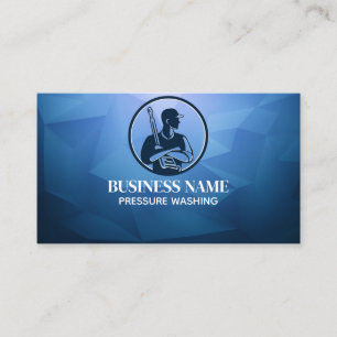 Pressure Washing Business Cards Template