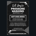 Pressure Washing & Cleaning Template Flyer<br><div class="desc">These are business cards for pressure/power washing services with picture of pressure washer nozzle spray. Simply add your own information to the design to customise these professional red and green pressure cleaning & washing business cards.</div>