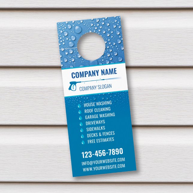 Pressure Washing Door Hanger, Power Washer Hanger (Creator Uploaded)