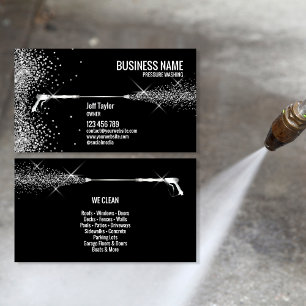 Pressure Washing House Cleaning Roof Cleaning Business Card