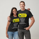 Pressure Washing Power Cleaning Business  T-Shirt<br><div class="desc">Increase your visibility and neighbourhood presence while boosting sales with tthis professional pressure washing / power cleaning t-shirt (front & back) design template to print and attract more possible clients. See matching business cards and other possible products for precision branding. Edit by adding and remove information for more accurate branding....</div>