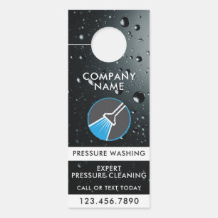 Pressure Washing Professional Power Wash Icon Door Hanger