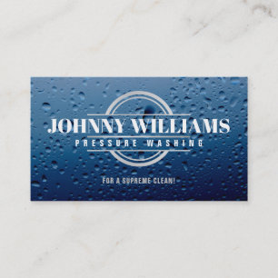 Pressure Washing Slogans Business Cards