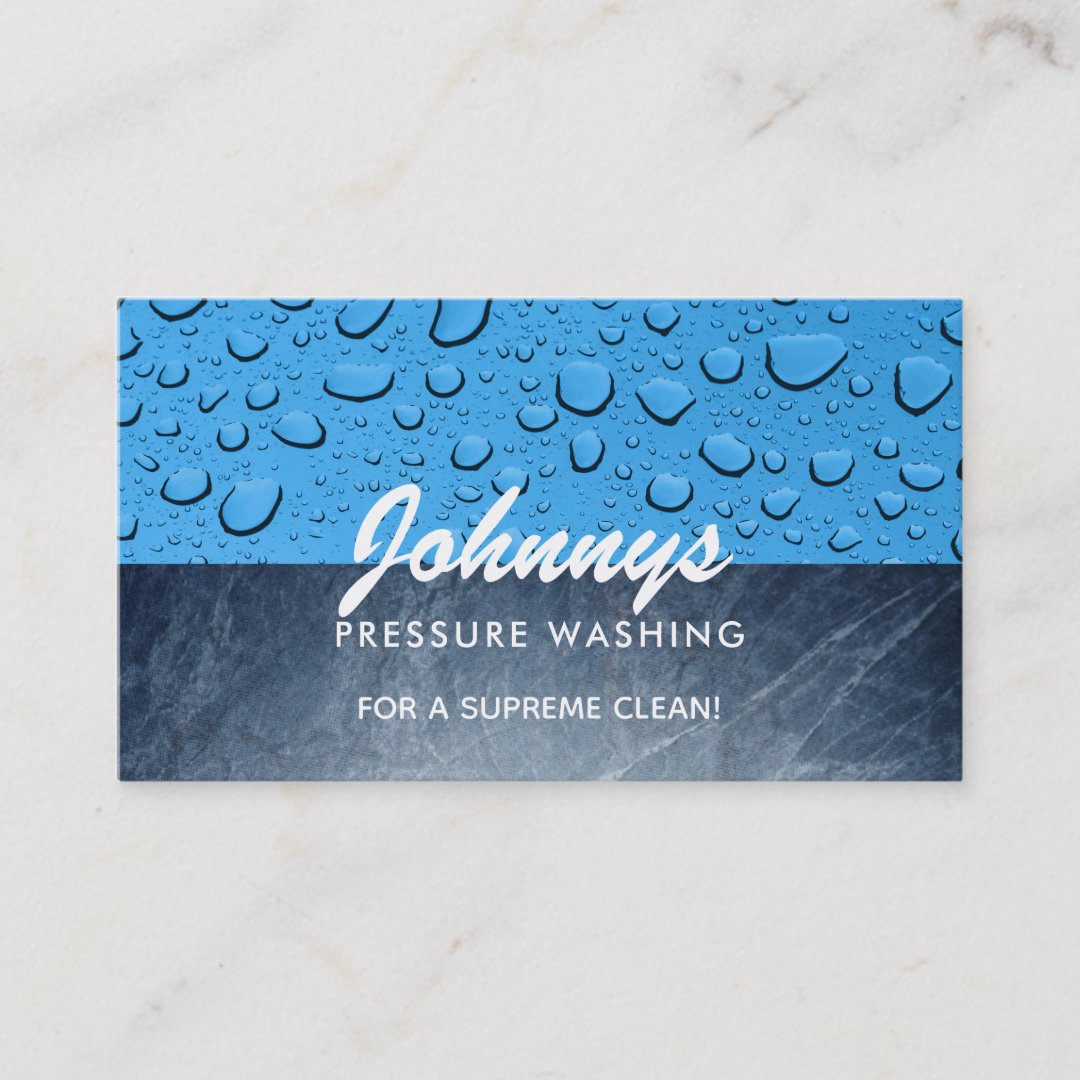 Pressure Washing Slogans Business Cards Zazzle