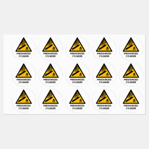 Pressurised Cylinder Warning, Compressed Canister