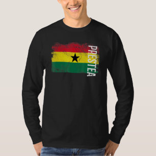 Prestea Ghana Flag For Ghanaians Men Women Kids T-Shirt