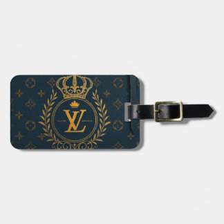 Prestige Ballpoint Pen – Royal Monogram "N" in Gol Luggage Tag