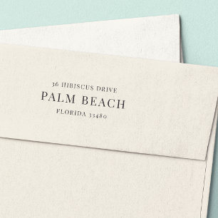 Prestige Classic Minimal Return Address Self-inking Stamp