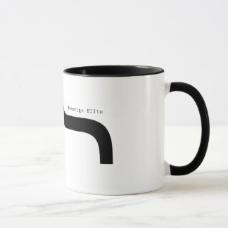 Prestige Elite  Font Parenthese Moustache Mug