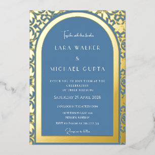 Prestigious Dusty Blue Wedding (Solid)