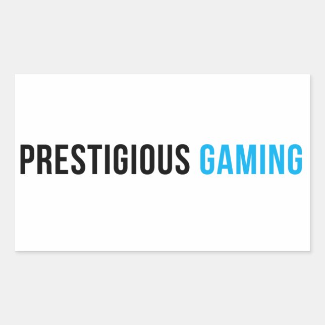 Prestigious Gaming sticker (Front)