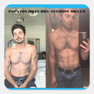 Preston Billy Iris Anthony Miller Sticker