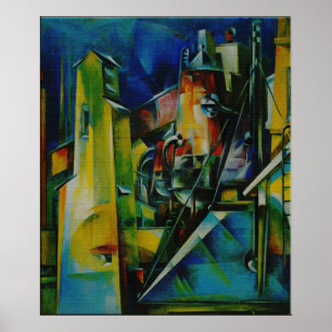 Preston Dickinson - Factory (Modified) Poster