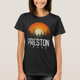 Preston Idaho ID Retro Style Vintage 70s 80s 90s T-Shirt