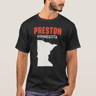 Preston Minnesota USA State America Travel Minneso T-Shirt
