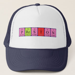 Preston periodic table name hat