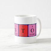 Preston periodic table name mug (Front Right)