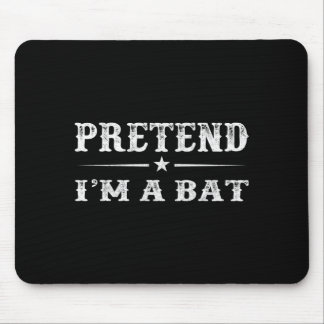 Pretend a bat halloween family matching costume mouse mat