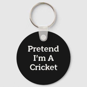 Pretend A Cricket Costume Party Lazy Funny Key Ring