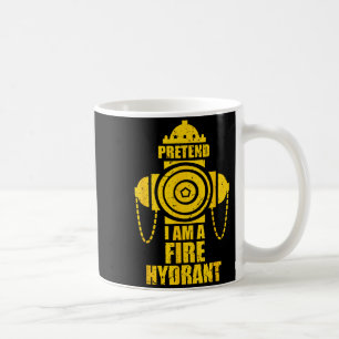 Pretend A Fire Hydrant Lazy Halloween Party Easy Coffee Mug
