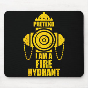 Pretend A Fire Hydrant Lazy Halloween Party Easy Mouse Mat