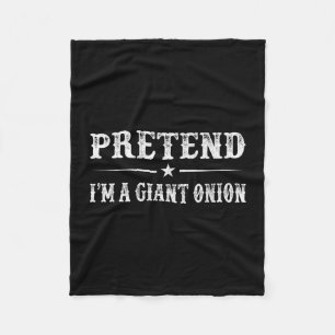 Pretend a giant onion lazy halloween matching fleece blanket