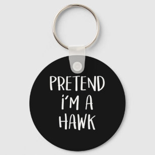 Pretend A Hawk Bird Costume Party Funny Halloween Key Ring