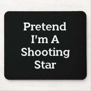 Pretend A Shooting Star Costume Funny Halloween Mouse Mat