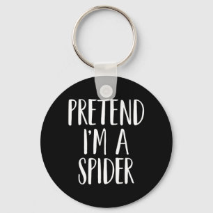Pretend A Spider Family Women Men Kids Halloween Key Ring