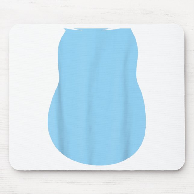 Pretend Alien Dog Costume Halloween Blue Alien Dog Mouse Mat (Front)