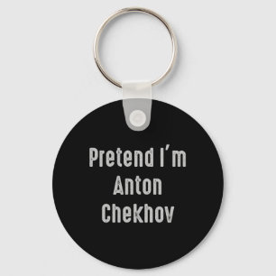 Pretend Anton Chekhov Easy Funny Costume Key Ring