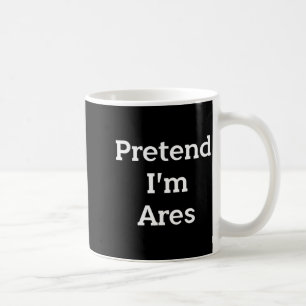 Pretend Ares Costume Greek God Funny Halloween Coffee Mug