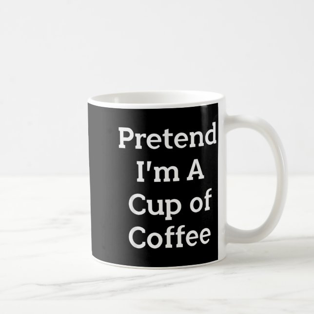 Pretend Cup of Coffee Costume Party Funny (Right)