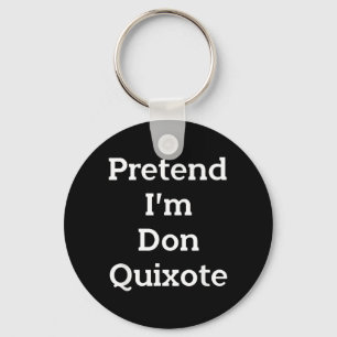 Pretend Don Quixote Costume Funny Halloween Party Key Ring