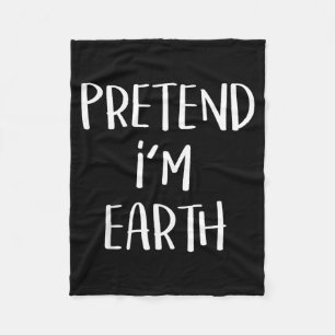 Pretend Earth Element Costume Funny Halloween Fleece Blanket
