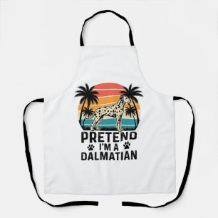 Pretend I’m A Dalmatian Vintage Dog Apron