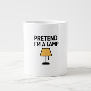 Pretend I’m A Lamp Illustrated Coffee Mug