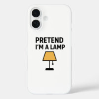 Pretend I’m A Lamp Minimalist Lightbulb Phone Case