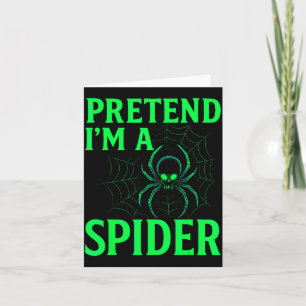 Pretend I’m A Sder Shirt, Funny Halloween Skeleton Card