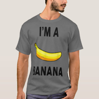 Pretend I'm A Banana Banana Costume Halloween Yel T-Shirt