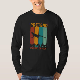 Pretend I'm A Bearded Dragon Halloween T-Shirt