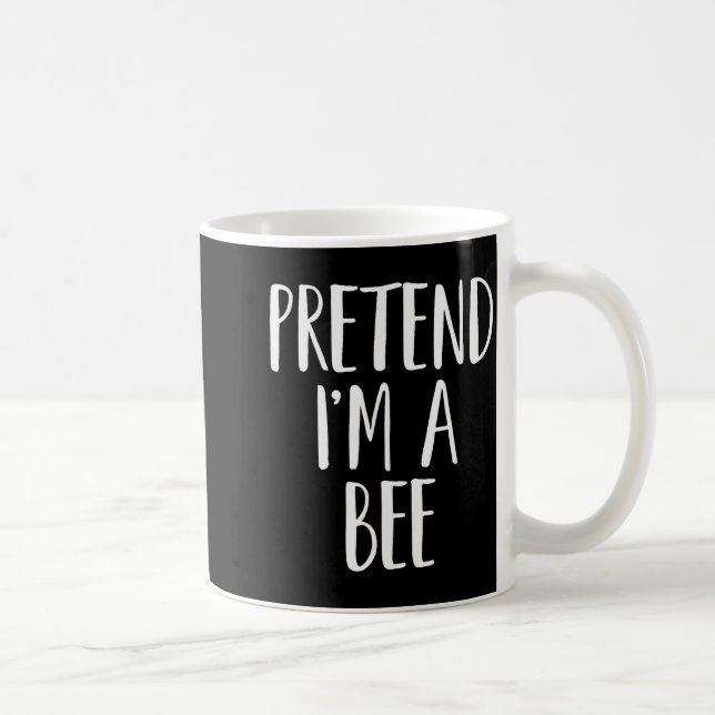 Pretend I'm A Bee Family Women Men Kids Halloween  Coffee Mug (Right)
