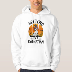 Pretend i'm a Dalmatian Dog Halloween (3) Hoodie