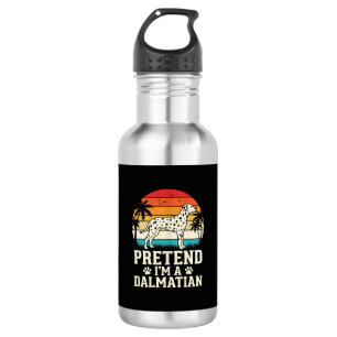 Pretend I'm A Dalmatian Retro Dog 532 Ml Water Bottle