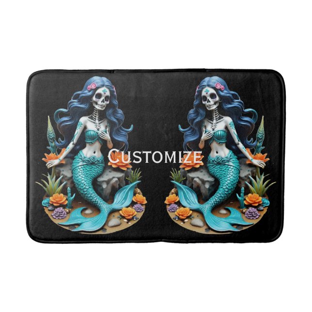 Pretend I'm A Dead Mermaid Thunder_Cove Bath Mat (Front)