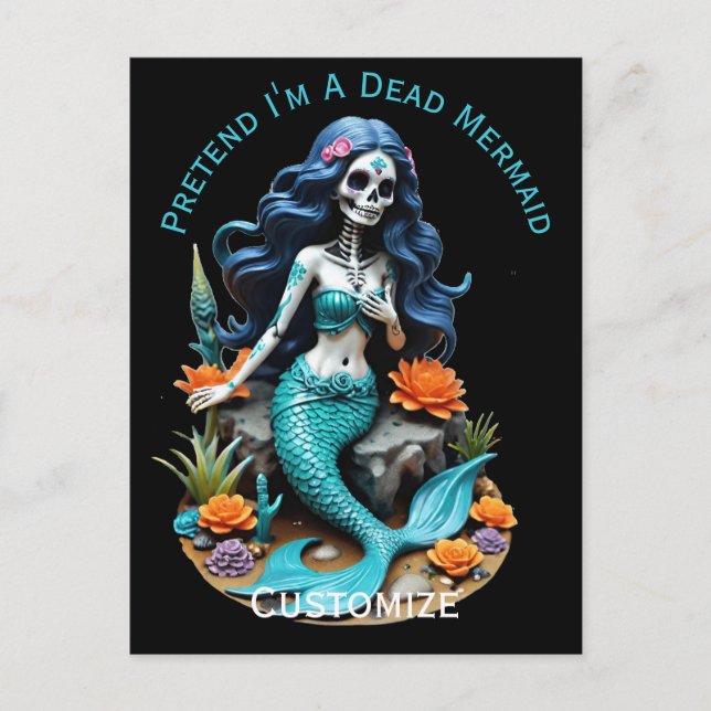 Pretend I'm A Dead Mermaid Thunder_Cove Postcard (Front)